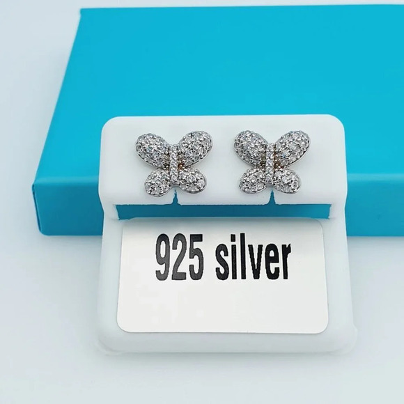"925 Sterling Silver CZ Beautiful Earrings for Women, 1USPAR4189 - Picture 7 of 11